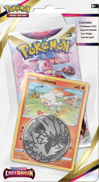 Lost Origin Single Pack Blister [Scorbunny], SWSH11: Lost Origin P277328