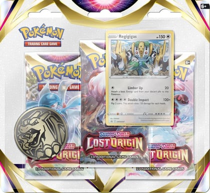 Lost Origin 3 Pack Blister [Regigigas], SWSH11: Lost Origin P277329