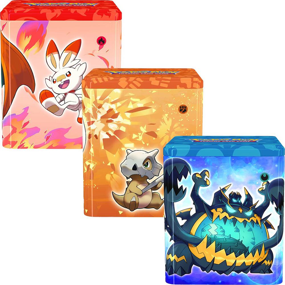Pokemon Stacking Tins: Fighting-Fire-Darkness [Set of 3], SWSH11: Lost Origin P282406