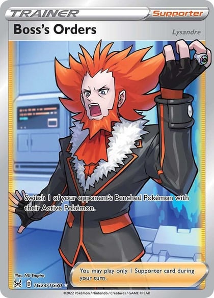 Boss's Orders, SWSH11: Lost Origin Trainer Gallery TG24/TG30