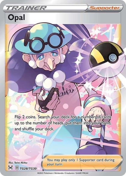 Opal, SWSH11: Lost Origin Trainer Gallery TG28/TG30