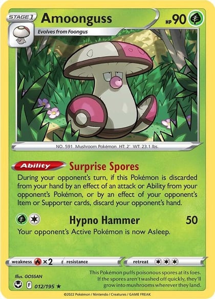 Amoonguss, SWSH12: Silver Tempest 012/195
