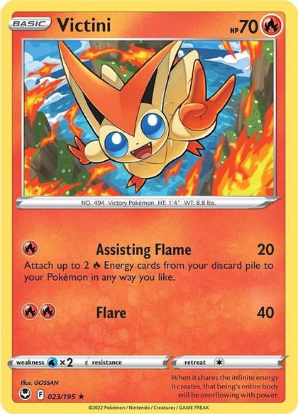 Victini, SWSH12: Silver Tempest 023/195