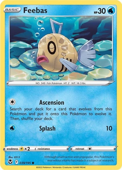 Feebas, SWSH12: Silver Tempest 039/195