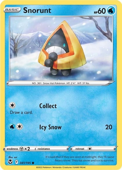 Snorunt, SWSH12: Silver Tempest 041/195