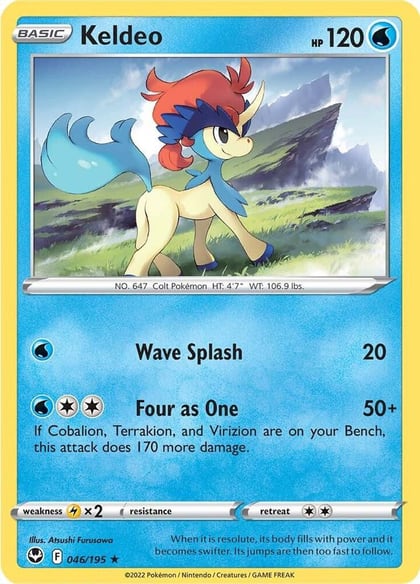 Keldeo, SWSH12: Silver Tempest 046/195
