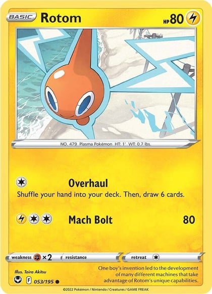 Rotom, SWSH12: Silver Tempest 053/195