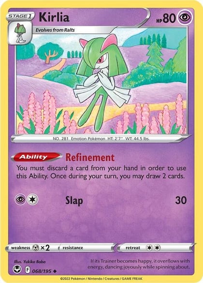 Kirlia, SWSH12: Silver Tempest 068/195