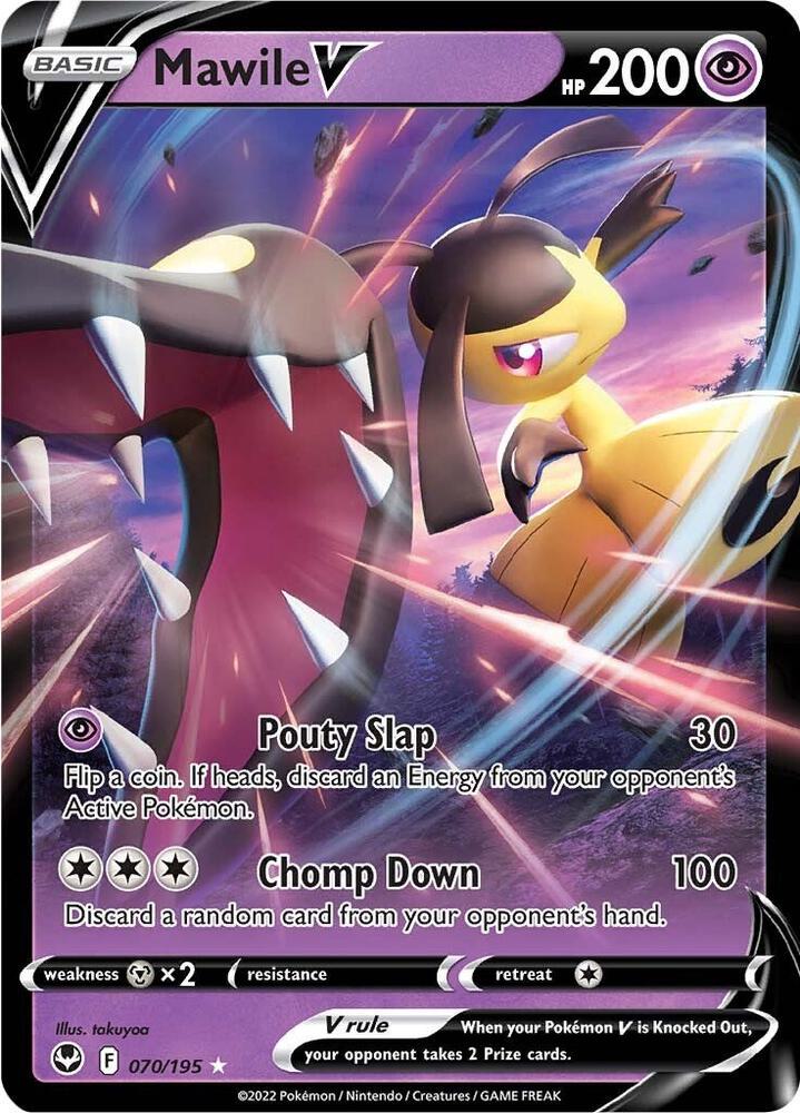 Mawile V, SWSH12: Silver Tempest 070/195
