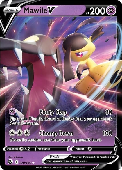Mawile V, SWSH12: Silver Tempest 070/195