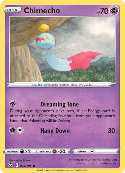 Chimecho, SWSH12: Silver Tempest 074/195