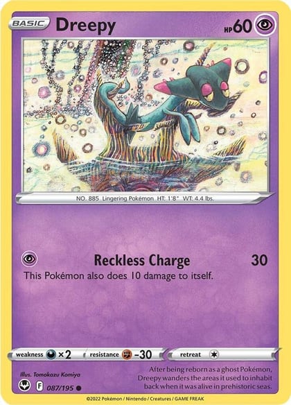 Dreepy, SWSH12: Silver Tempest 087/195