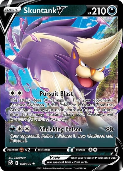 Skuntank V, SWSH12: Silver Tempest 108/195