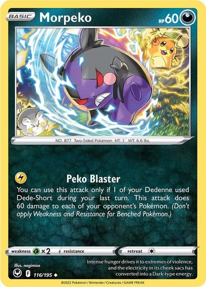 Morpeko, SWSH12: Silver Tempest 116/195