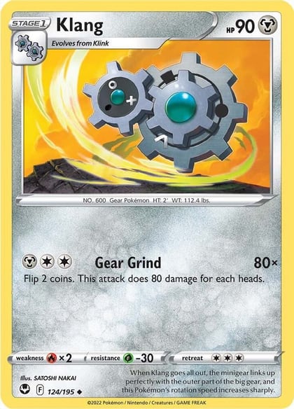 Klang, SWSH12: Silver Tempest 124/195