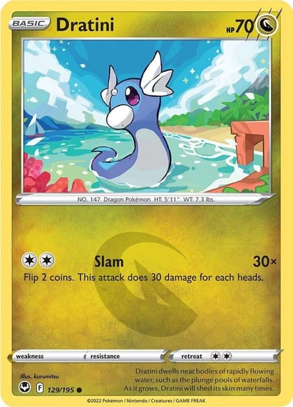 Dratini, SWSH12: Silver Tempest 129/195