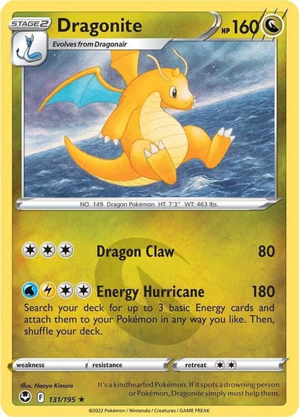 Dragonite, SWSH12: Silver Tempest 131/195