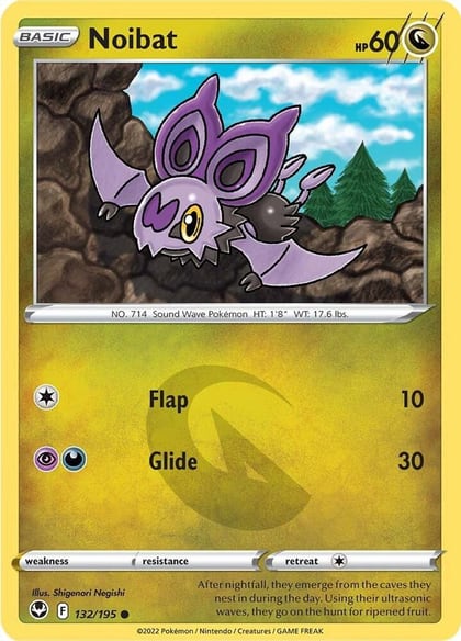 Noibat, SWSH12: Silver Tempest 132/195