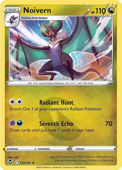 Noivern, SWSH12: Silver Tempest 133/195