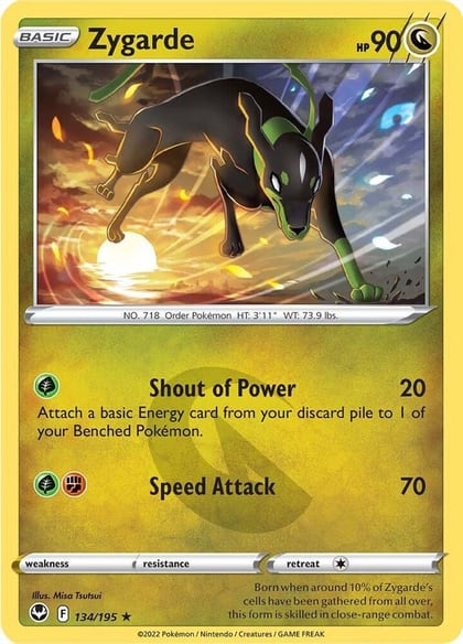 Zygarde, SWSH12: Silver Tempest 134/195