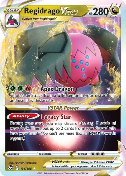 Regidrago VSTAR, SWSH12: Silver Tempest 136/195