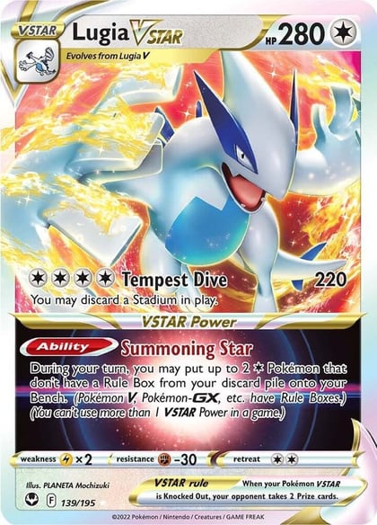 Lugia VSTAR, SWSH12: Silver Tempest 139/195