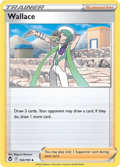 Wallace, SWSH12: Silver Tempest 166/195