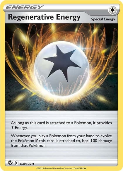 Regenerative Energy, SWSH12: Silver Tempest 168/195