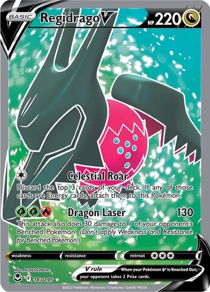 Regidrago V (Full Art), SWSH12: Silver Tempest 183/195