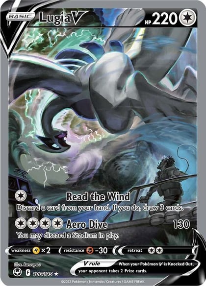 Lugia V (Alternate Full Art), SWSH12: Silver Tempest 186/195