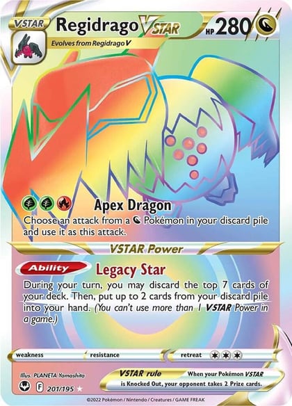 Regidrago VSTAR (Secret), SWSH12: Silver Tempest 201/195