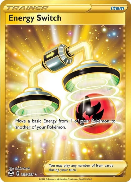 Energy Switch (Secret), SWSH12: Silver Tempest 212/195