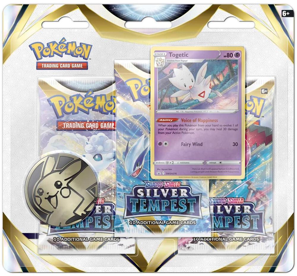 Silver Tempest 3 Pack Blister [Togetic], SWSH12: Silver Tempest P283393