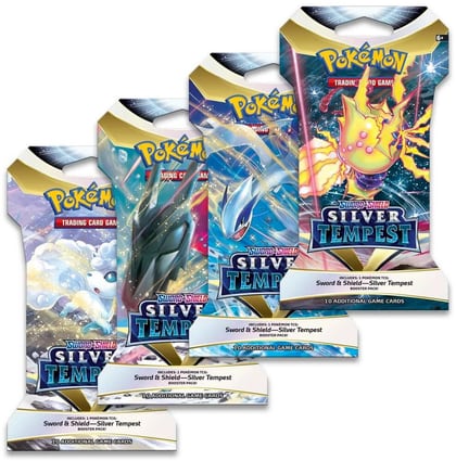 Silver Tempest Sleeved Booster Pack Art Bundle [Set of 4], SWSH12: Silver Tempest P283400