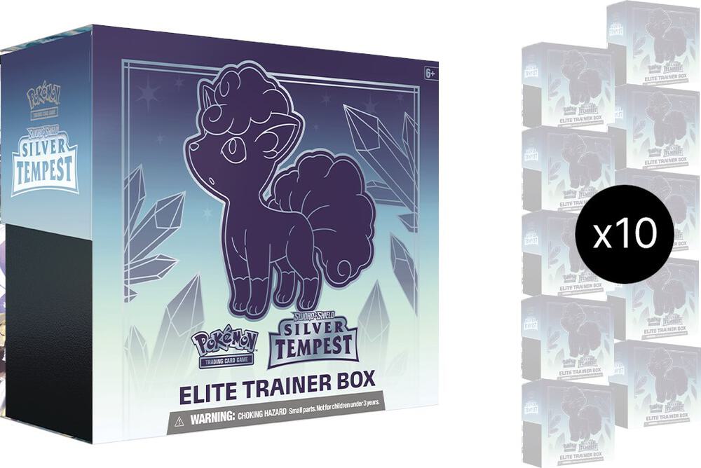 Silver Tempest Elite Trainer Box Case, SWSH12: Silver Tempest P285777