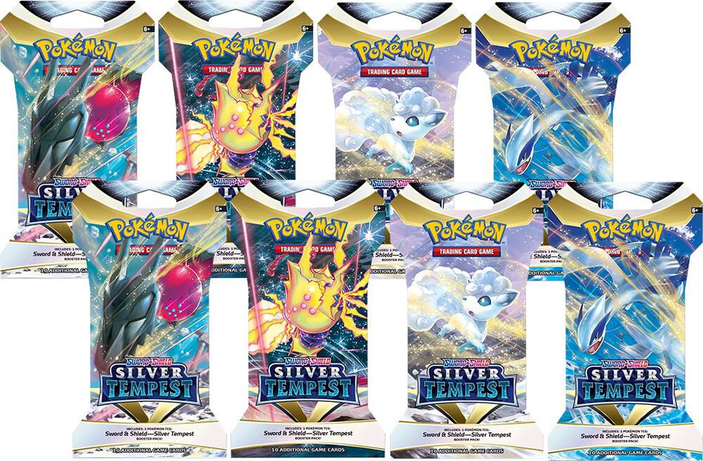 Silver Tempest Sleeved Booster Pack Bundle [Set of 8], SWSH12: Silver Tempest P454484