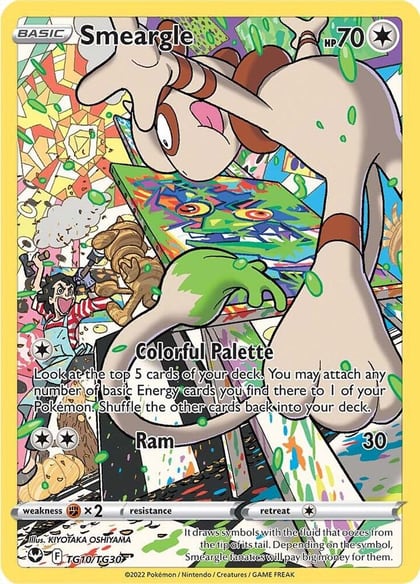 Smeargle, SWSH12: Silver Tempest Trainer Gallery TG10/TG30