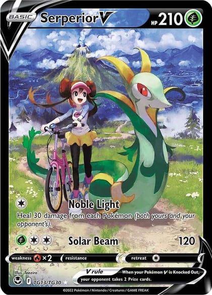 Serperior V, SWSH12: Silver Tempest Trainer Gallery TG13/TG30
