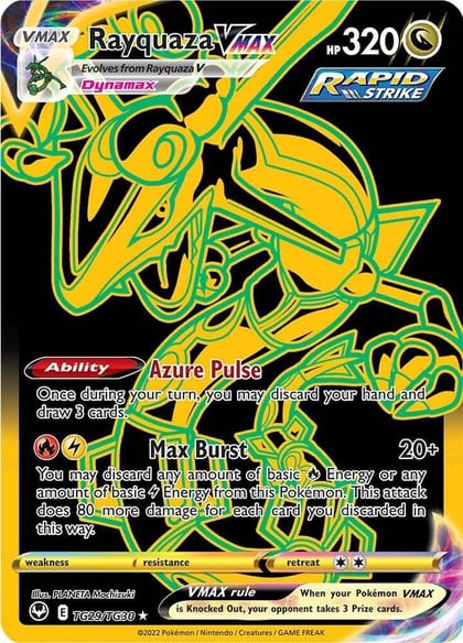 Rayquaza VMAX (Secret), SWSH12: Silver Tempest Trainer Gallery TG29/TG30