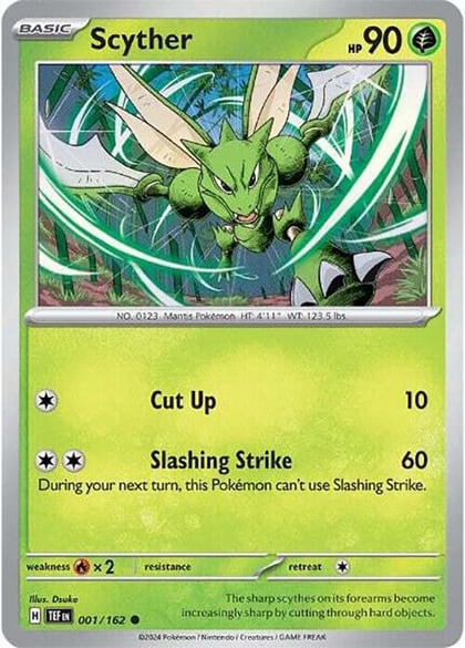 Scyther, SV05: Temporal Forces 001/162