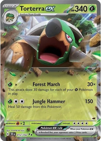 Torterra ex - 012/162, SV05: Temporal Forces 012/162
