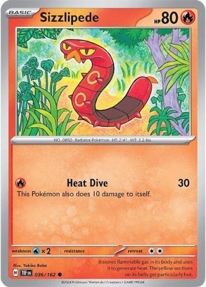 Sizzlipede, SV05: Temporal Forces 036/162