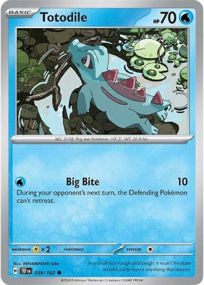 Totodile, SV05: Temporal Forces 039/162