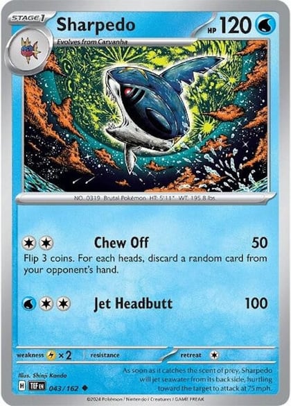 Sharpedo, SV05: Temporal Forces 043/162