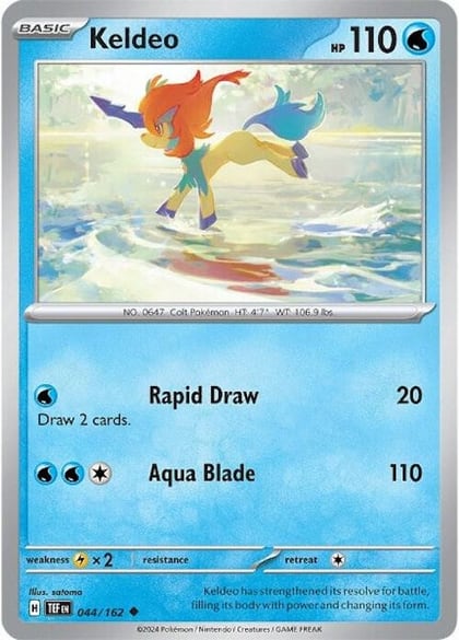 Keldeo, SV05: Temporal Forces 044/162