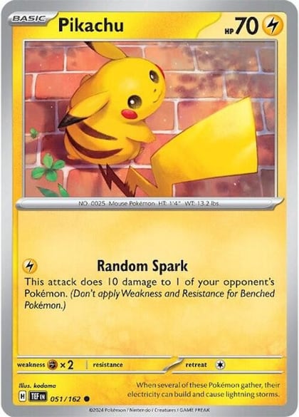 Pikachu, SV05: Temporal Forces 051/162