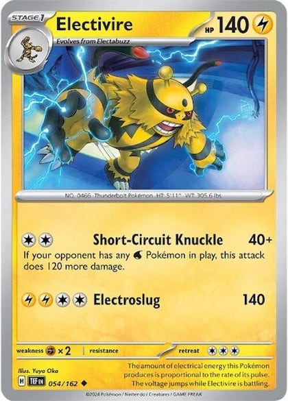 Electivire, SV05: Temporal Forces 054/162