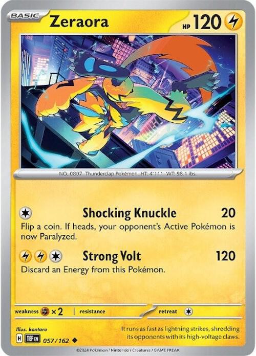 Zeraora, SV05: Temporal Forces 057/162