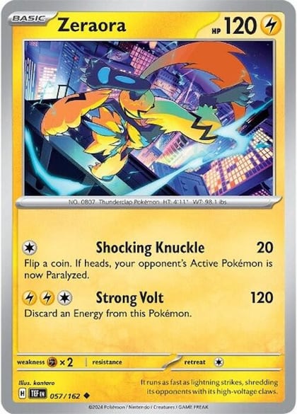 Zeraora, SV05: Temporal Forces 057/162