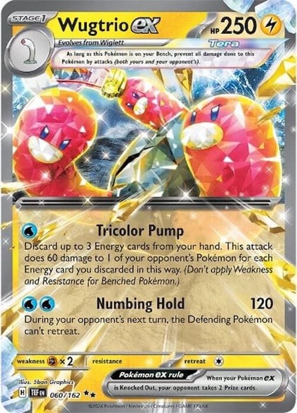 Wugtrio ex - 060/162, SV05: Temporal Forces 060/162